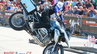 BMW R 1200 GS BMW Motorrad Days 2013 Chris Pfeiffer Stunt Riding GS 1200 R 1200 GS LC [upl. by Oigolue]