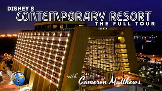 Disneys Contemporary Resort Tour  Walt Disney World Resort hotel tour 4k [upl. by Zanahs665]