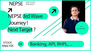 Nepse Technical Analysis Elliott Wave Banking Subindex Analysis API RHPL [upl. by Nolur]