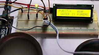 WATER PURITY DETECTOR USING TURBIDITY SENSOR  EMBEDDED PROJECTS [upl. by Llerrot]