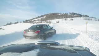 BMW E60 on snow [upl. by Ammann]