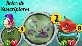 Retos de Suscriptores  Petición de atlesadl  Solo Plantas Anfivias  Plantas vs Zombies Heroes [upl. by Earized]