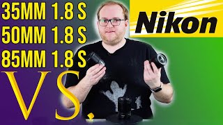 Nikon Z 18 S Prime Lens Comparison  Nikkor 35mm 18 S vs 50mm 18 S vs 85mm 18 S [upl. by Colly794]