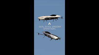 eVTOL Race Vehicle Dual Flight Operations Begin  Shorts [upl. by Salvador388]