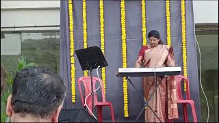 Sreena Pillai playing the song Mere Dholna  Diwali Celebrn at The Veraton Thane 01112024 [upl. by Neersin]