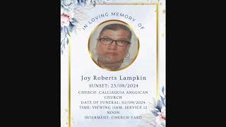 funeral service Mrs joy Roberts lampkin [upl. by Shelman]