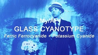 MyAP  Glass Cyanotype Test 1 Ferric Ferrocyanide  Potassium Cyanide [upl. by Sankey26]