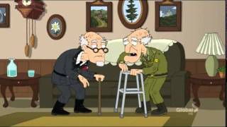 Family Guy  Mr Herbert fight with german guy [upl. by Ferde]