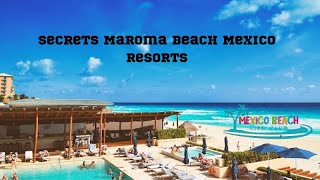 Private Tour of Secrets Maroma Beach Mexico Resorts  AllInclusive Resort [upl. by Oinesra]