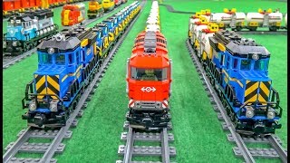 LEGO trains in Action Coole Lego Eisenbahn [upl. by Yung483]