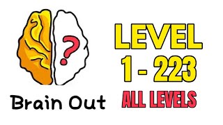 Brain out all levels answers level 1 to 223  Brain Out All Challenges [upl. by Oirifrop]