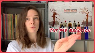 TXT “Magic Island” MV Reaction [upl. by Ettennan]