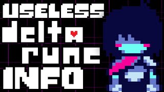 10 Minutes of Useless Deltarune Information [upl. by Yeldnarb]