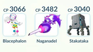 Using Blacephalon Naganadel Stakataka Ultrabeasts in Pokemon GO [upl. by Pettiford962]