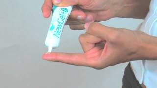 NewGelE Gel for Post Laser Scar Keloid Scars Product Demo Silicone Gel wwwnewgelpluscom [upl. by Ahsemot]