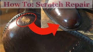 How to Repair Badly ScuffedScratched Shoes [upl. by Limbert677]