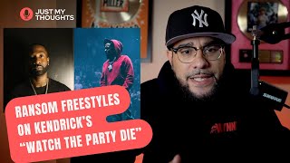 Ransoms Kendrick Lamar Freestyle  quotMid Life Crisisquot Breakdown [upl. by Simdars]