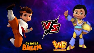 Chota Bheem vs Vir the robot boy  Ultimate submission match [upl. by Aerdnac553]