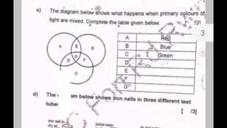 class 7 science past paper 2022 [upl. by Etnovert139]