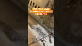 DRYER vent cleaning shorts vlogs youtuber popular live house housefire diy furniture yt [upl. by Okimat471]