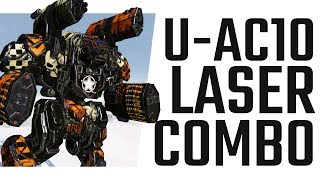 UAC10 amp Laser Combo Blood Asp Build  Mechwarrior Online The Daily Dose 698 [upl. by Yerahcaz]