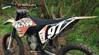 JAI UNE NOUVELLE MOTO  KTM 125 SX [upl. by Tsyhtema]