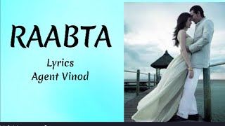 quotRaabtaquot Lyrics amp English Translation quotAgent Vinodquot 2012 [upl. by Rubel225]