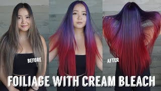 Hair Transformations with Lauryn Foiliage using Pulpriot Cream Bleach Ep 55 [upl. by Linsk]