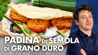 Piadina fatta in casa con Semola Rimacinata [upl. by Etti]