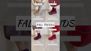 Sock Styling  Fall Fashion Trends socks fallfashion fashiontrends outfitinspo styleinspo ootd [upl. by Aelem]