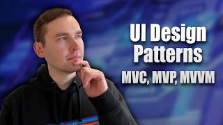 Exploring UI Design Patterns MVC MVP and MVVM [upl. by Lilah411]