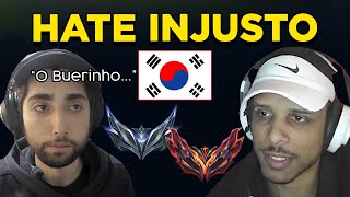 HATE INJUSTO NO BUERO JEAN MAGO PUNIDO PELA RIOT  TILTANDO COREANOS 6 [upl. by Anelys]