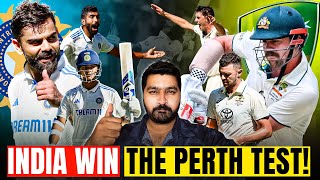 Indian Team Proved me Wrong  India beat Australia in Perth  Border Gavaskar Trophy 2024  Bumrah [upl. by Senga]