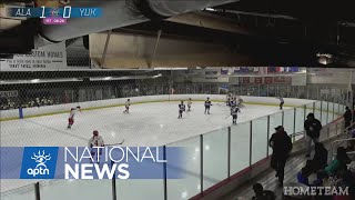 Setting records at the 2024 Arctic Winter Games  APTN News [upl. by Aicelf]