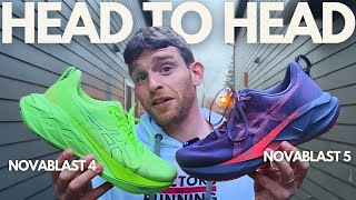 ASICS Novablast 5 vs 4  Should I Upgrade [upl. by Kimball]