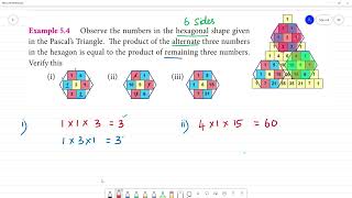 Class 7 TN Maths Term II 5 INFORMATION PROCESSING Example 54 Observe the numbers in the [upl. by Nosde453]