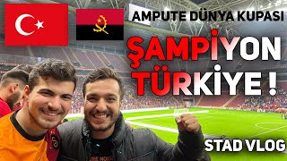 🇹🇷 ANGOLA ANGOLA KANTE   Türkiye 41 Angola Ampute Dünya Kupası Finali STAD VLOG 2022 [upl. by Jc465]