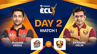 ECL  Match 3  Punjab Veers vs Dynamic Delhi  Harsh Beniwal vs Sonu Sharma [upl. by Palmira541]