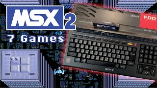 Checking out 7 Suggested Games on a MSX2 [upl. by Luciana779]