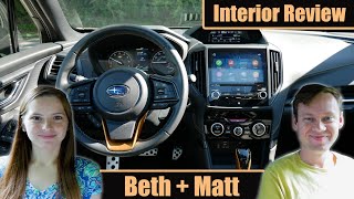 2022 Subaru Forester Interior Review Beth  Matt [upl. by Sigismond]