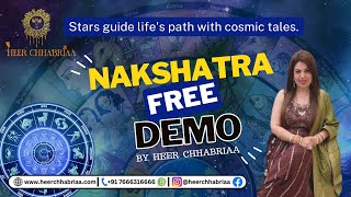 Nakshatra Demo Class  27th Nov 2023  Stars Guide Lifes Path  Astrology  Heer Chhabriaa [upl. by Grimbal]