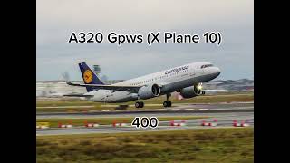 Airbus A320 Gpws In X Plane 10 Mobile [upl. by Hausner]