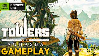 TOWERS OF AGHASBA New Gameplay Demo 15 Minutes 4K [upl. by Mrots]