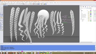 BelOrientEX plugin for Rhino3D Add curly spiral and braid  Part 7 [upl. by Therese795]