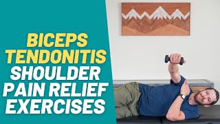 The 8 BEST Exercises for Biceps Tendonitis Shoulder Pain Relief  PT Time with Tim [upl. by Secrest]