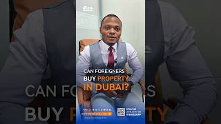 Can foreigners buy property in Dubai youtubeshorts [upl. by Xylon]