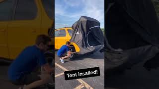 Installing Pontiac Aztek Tent [upl. by Charmion]