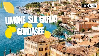 Limone Village 🇮🇹 in Italy of Garda  4k [upl. by Goddord203]