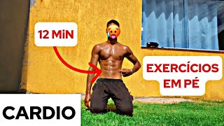 TREINO CARDIO COMPLETO PARA SECAR A BARRIGA  INICIANTES  SEM EQUIPAMENTOS  TREINO EM CASA [upl. by Zippora]