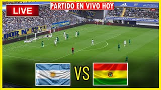 🔴Argentina vs Bolivia EN VIVO  Eliminatorias Sudamericanas 2024  Partido Completo Hoy eFOOTBALL [upl. by Hael126]